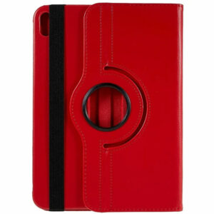 Coque iPad 11 2025 (A16) étui support rotatif rouge
