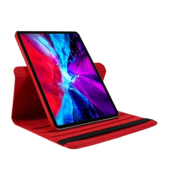 Coque iPad Air 11 2024 étui support rotatif rouge