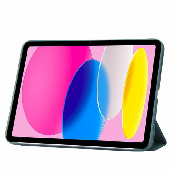 Coque iPad 11 2025 (A16) étui support pliable vert