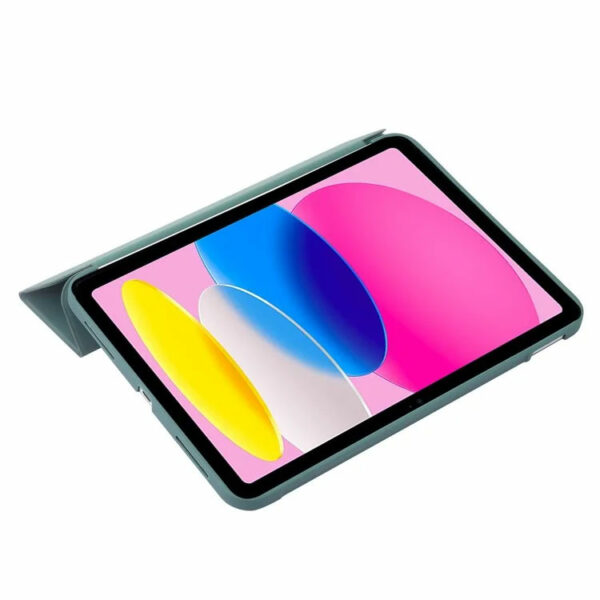 Coque iPad 11 2025 (A16) étui support pliable vert