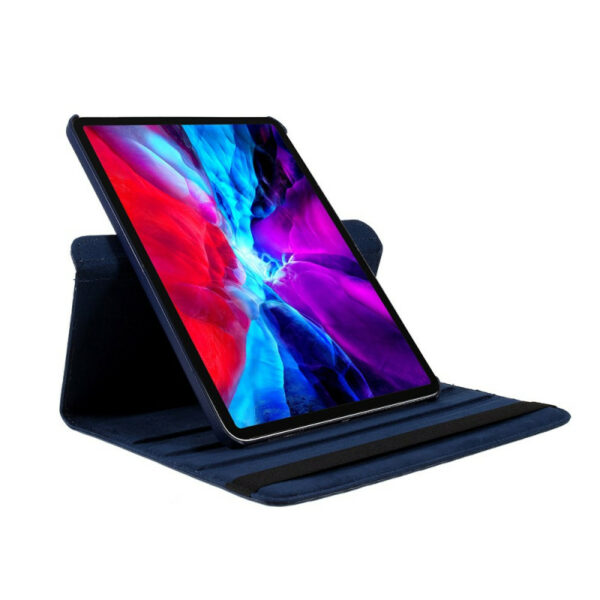 Coque iPad Air 5 2022 étui support rotatif bleu