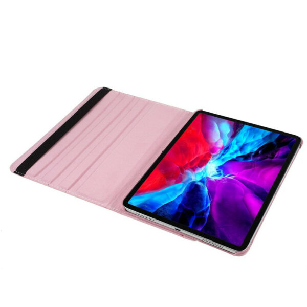 Coque iPad Air 5 2022 étui support rotatif rose