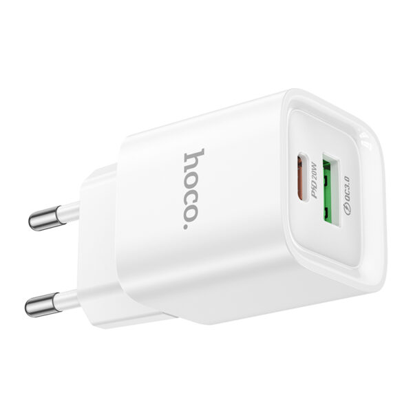 Adaptateur secteur charge rapide 20W (USB-C/USB)