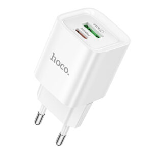 Adaptateur secteur charge rapide 20W (USB-C/USB)