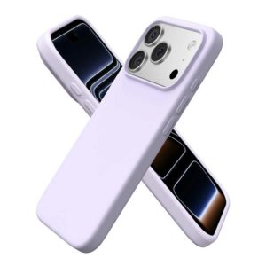 Coque iPhone 17 Pro silicone violet
