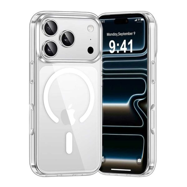 Coque iPhone 17 Pro transparente compatible MagSafe