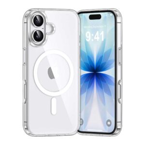 Coque iPhone 17 transparente compatible MagSafe