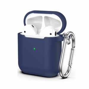 Coque AirPods 1 silicone bleu