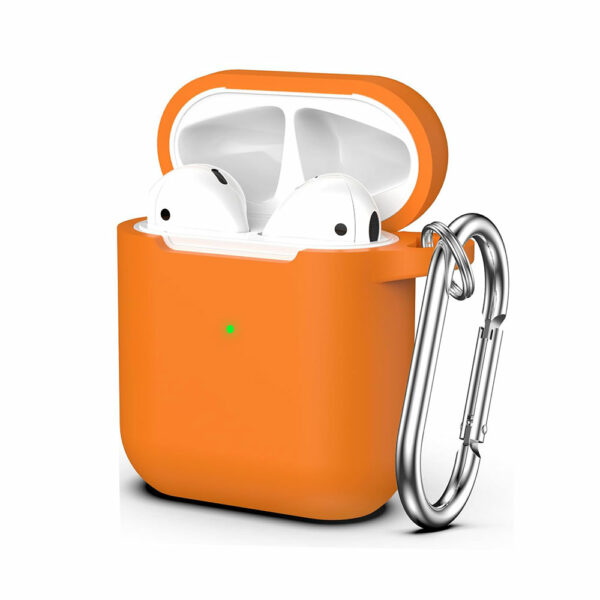 Coque AirPods 2 silicone orange