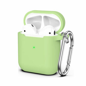 Coque AirPods 2 silicone vert clair