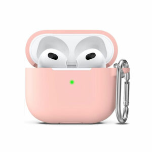 Coque AirPods 3 silicone rose