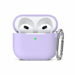 Coque AirPods 3 silicone violet