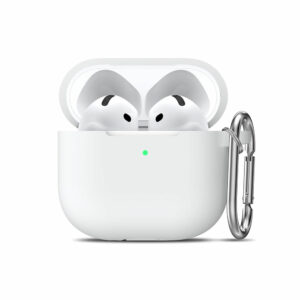 Coque AirPods 4 silicone blanc