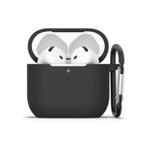 Coque AirPods 4 silicone noir