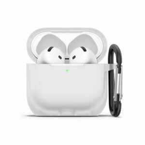 Coque AirPods 4 silicone transparent
