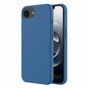 Coque iPhone 17e silicone bleu