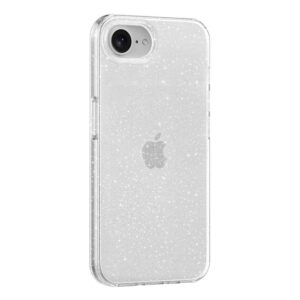 Coque iPhone 16e transparente paillettes
