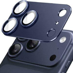 Protection intégrale caméra iPhone 17 Pro Max bleu