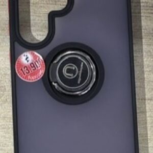 Coque Samsung Galaxy S25 Ultra Renforcée Anneau Noire