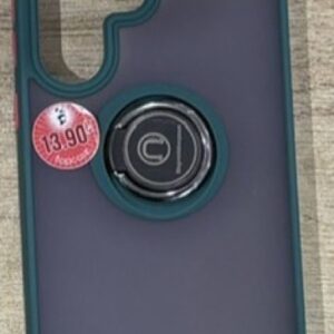 Coque Samsung Galaxy S25 Ultra Renforcée Anneau Verte