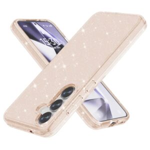 Coque Paillettes Samsung Galaxy S25 Dorée