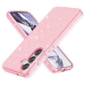 Coque Paillettes Samsung Galaxy S25 Rose