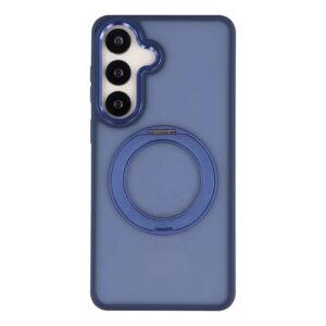 Coque Samsung Galaxy S25 Renforcée Anneau Bleue