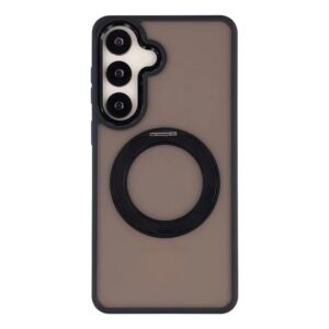 Coque Samsung Galaxy S25 Renforcée Anneau Noire