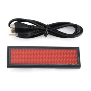 Badge LED programmable Flapcase