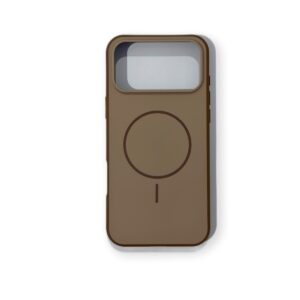 Coque iPhone 18 Pro Max Marron Flapcase