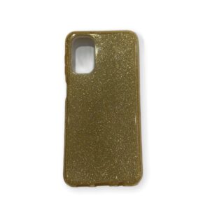 Coque Samsung Galaxy A13 4G Or pailleté Flapcase