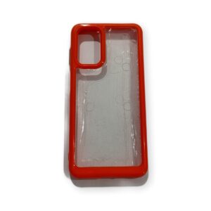 Coque Samsung Galaxy A13 4G Orange transparent Flapcase