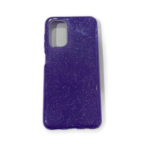 Coque Samsung Galaxy A13 4G Violet pailleté Flapcase