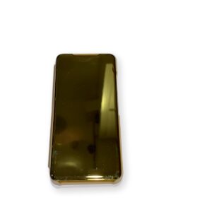 Coque Samsung Galaxy A22 5G Or miroir Flapcase