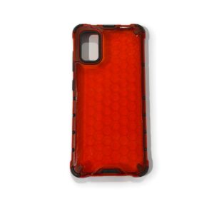 Coque Samsung Galaxy A41 Rouge transparent Flapcase