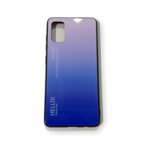 Coque Samsung Galaxy A41 Violet et bleu dégradé Flapcase