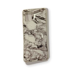Coque Samsung Galaxy A51 Blanc et noir effet marbre Flapcase