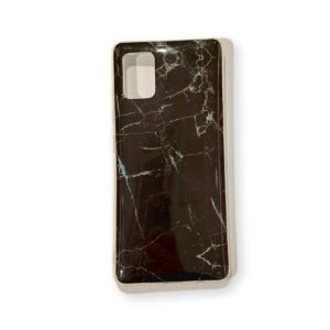 Coque Samsung Galaxy A51 Noir marbré Flapcase