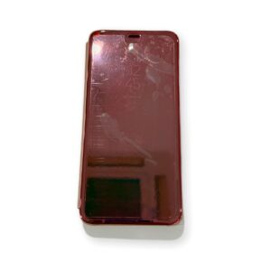 Coque Samsung Galaxy A51 Rose doré miroir Flapcase